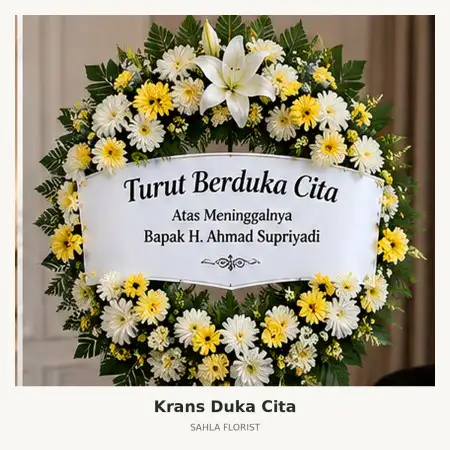 Krans Bunga Duka Rasuna Said